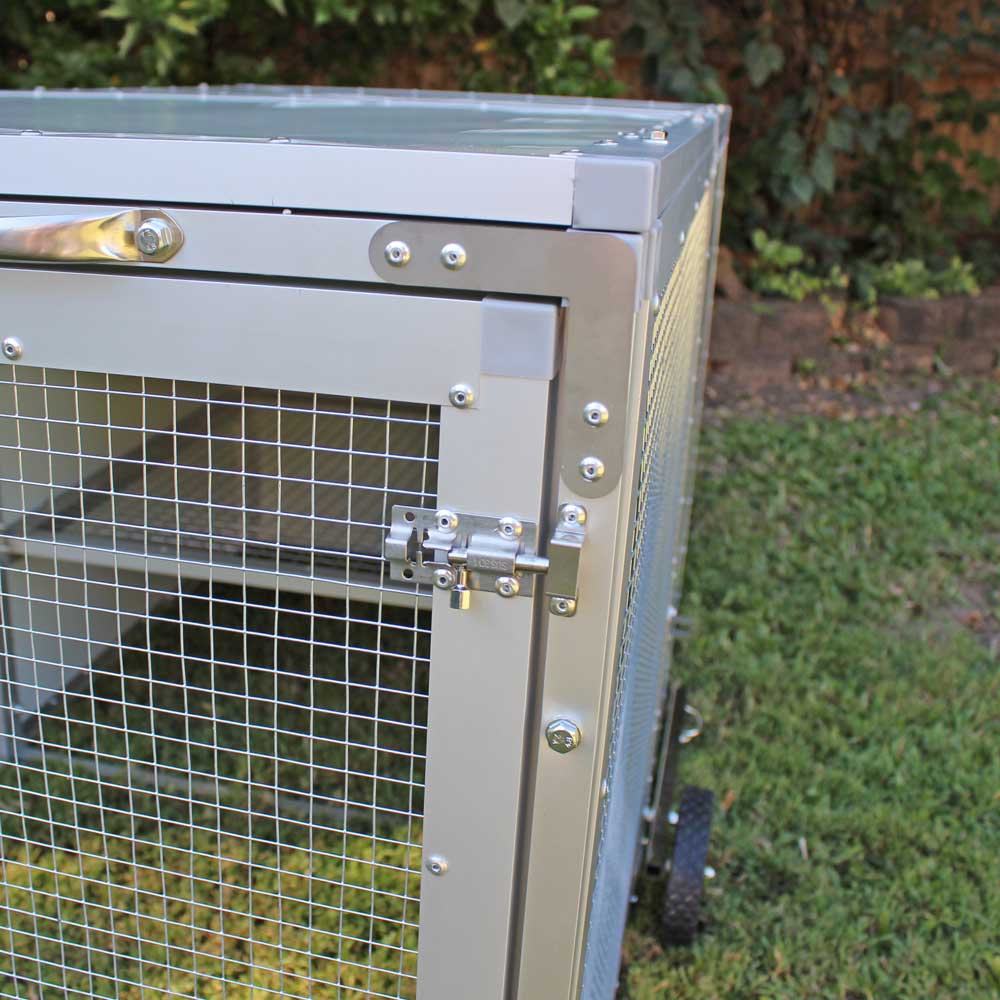 Chicken coop secure doors
